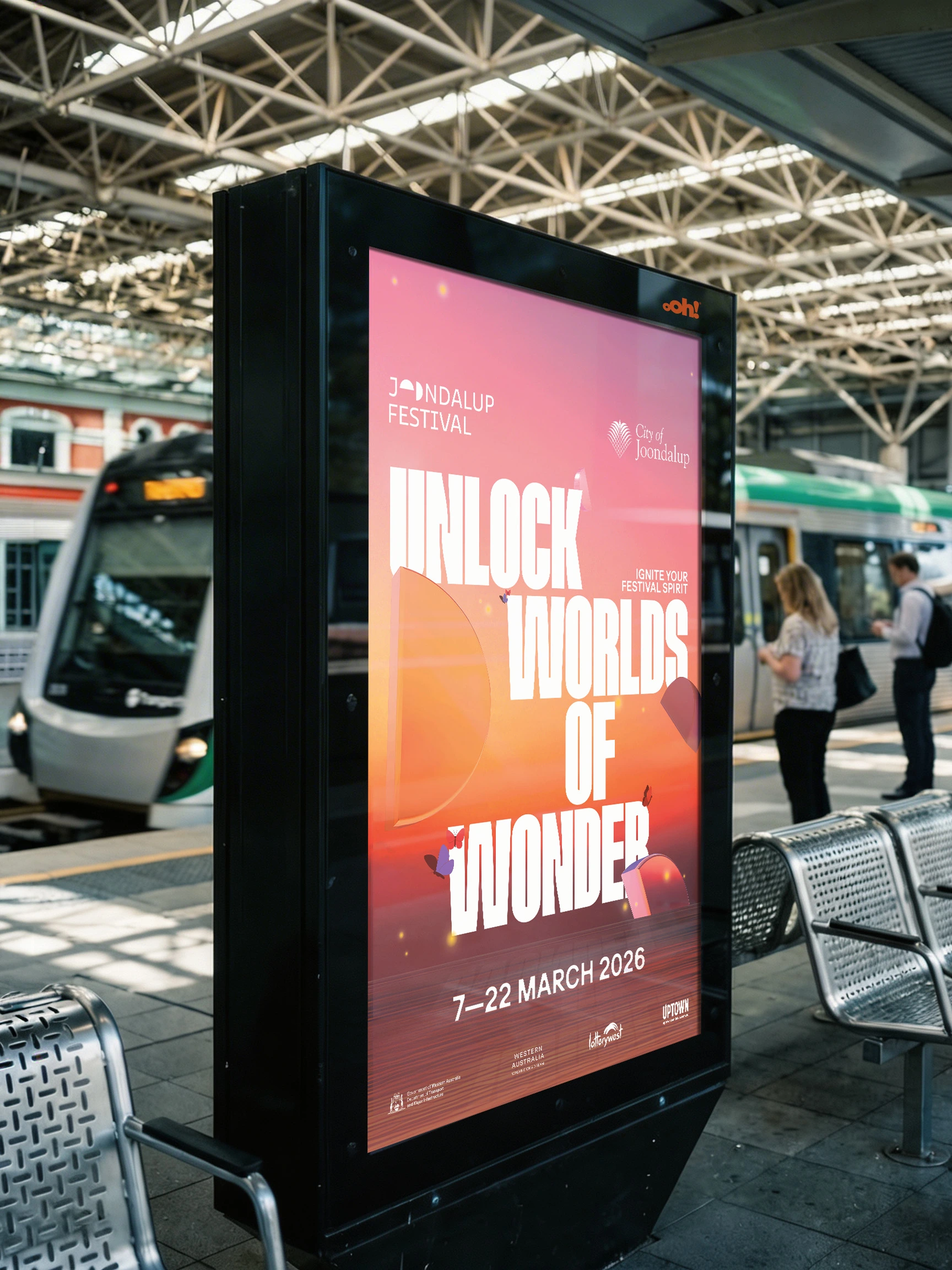 Joondalup- Festival-Perth Underground Station